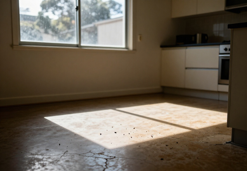 Bed bugs in a Lindfield hotel room before emergency control